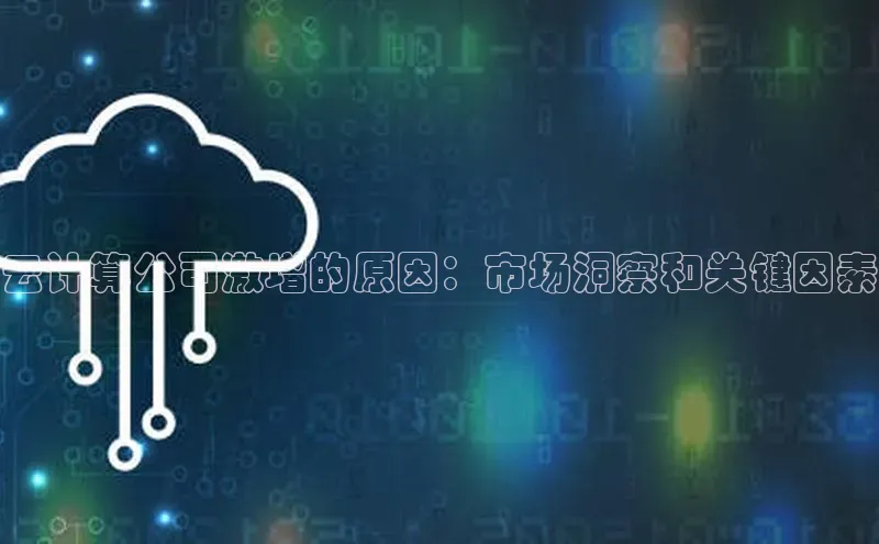 杏鑫注册登录地址华扬联众云计算公司激增的原因：市场洞察和关键因素