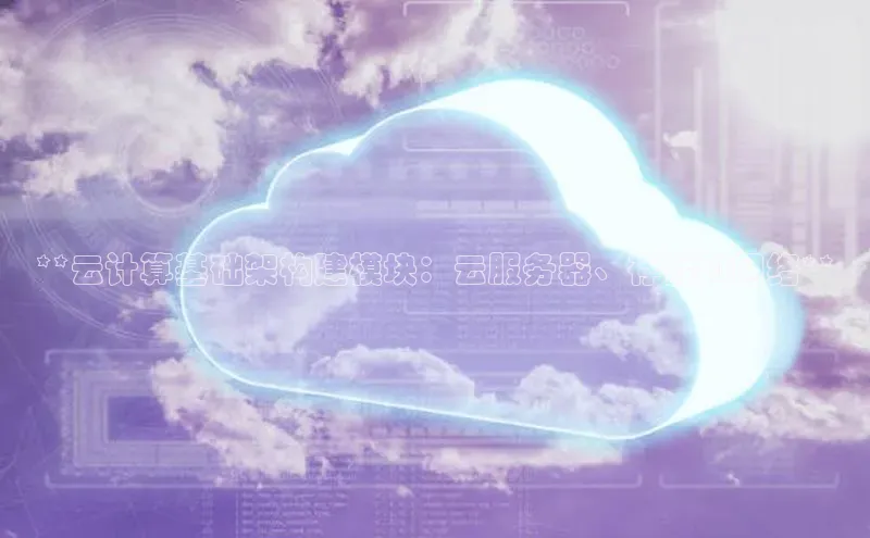 杏鑫平台登录地址网易**云计算基础架构建模块：云服务器、存储和网络**